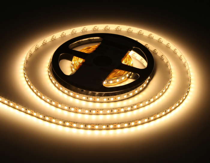 Светодиодная лента Ambrella Light GS1101 2835 120Led /9.6W m/ 12V IP20 3000K 5m/кратность резки 25mm Ambrella light GS1101