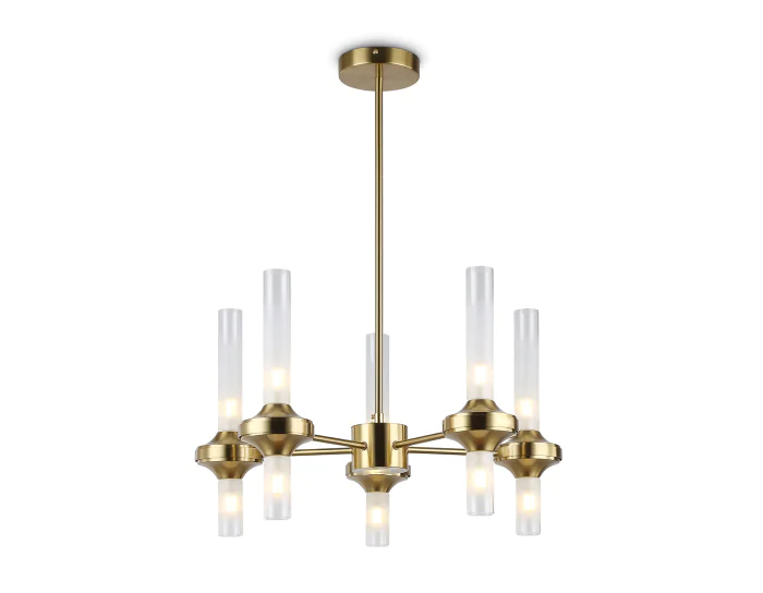 Люстра со стеклянными плафонами на штанге Ambrella light LH55358