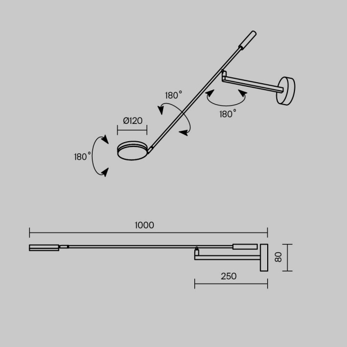 Бра Maytoni Fad MOD070WL-L6W3K
