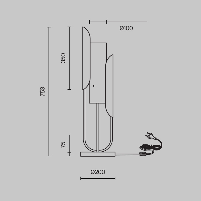 Настольная лампа Maytoni Cipresso Z014TL-01G