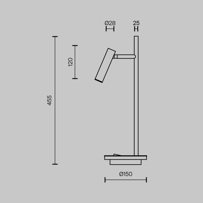 Настольная лампа Maytoni Estudo Z010TL-L8W3K