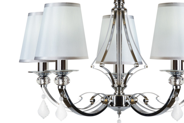 Подвесная люстра iLamp Amadea RM5220/5 Хром