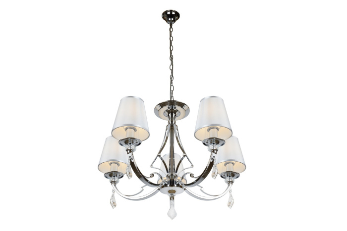 Подвесная люстра iLamp Amadea RM5220/5 Хром