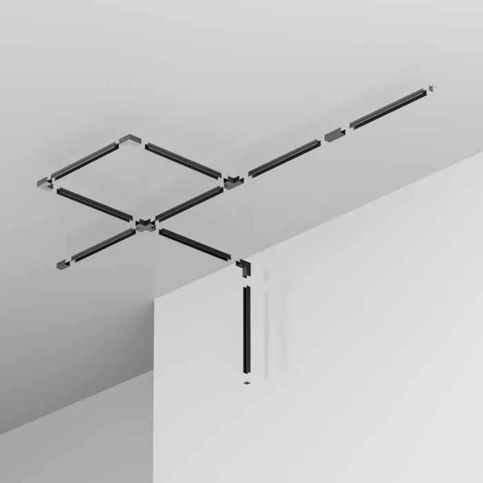 Профиль для шинопроводов Maytoni Elasity ip black O-TR001-P-B3M