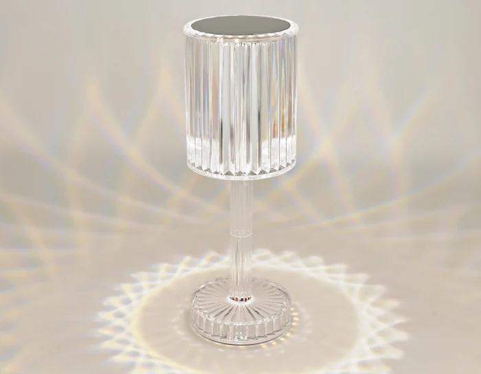 Настольная светодиодная лампа с сенсорным выключателем и встроенной аккумуляторной батареей Ambrella light DE8066