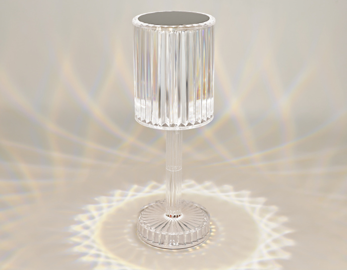 Настольная светодиодная лампа с сенсорным выключателем и встроенной аккумуляторной батареей Ambrella light DE8066