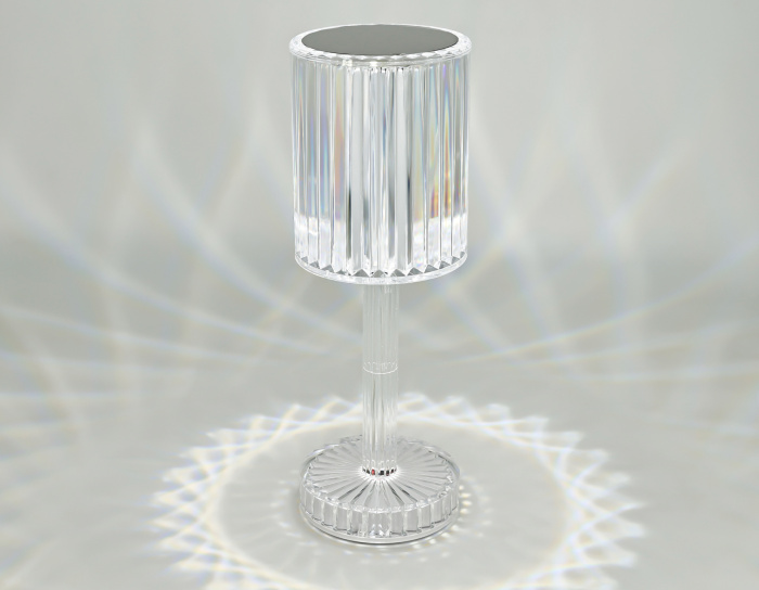 Настольная светодиодная лампа с сенсорным выключателем и встроенной аккумуляторной батареей Ambrella light DE8066