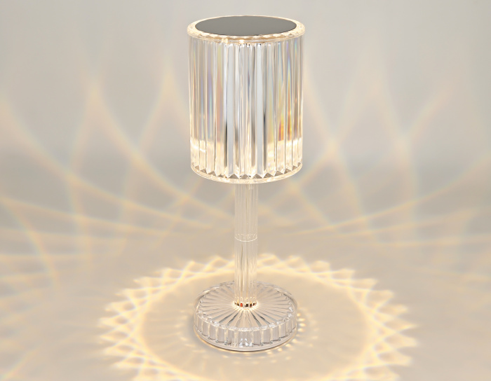 Настольная светодиодная лампа с сенсорным выключателем и встроенной аккумуляторной батареей Ambrella light DE8066