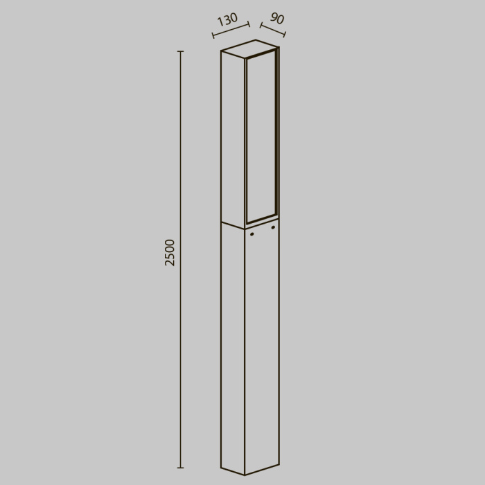 Садово-парковый светильник Maytoni Blitz O470FL-L40GF3K