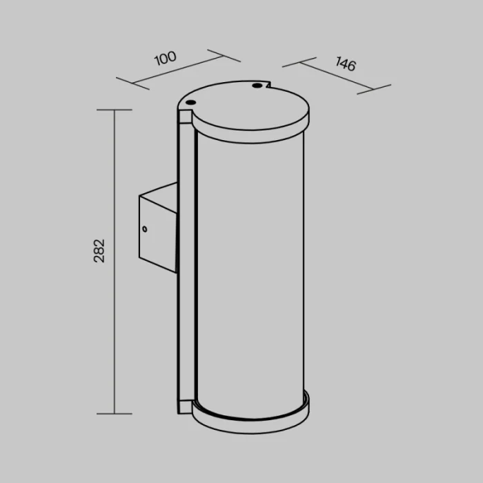 Светильник настенный Maytoni O451WL-01GF