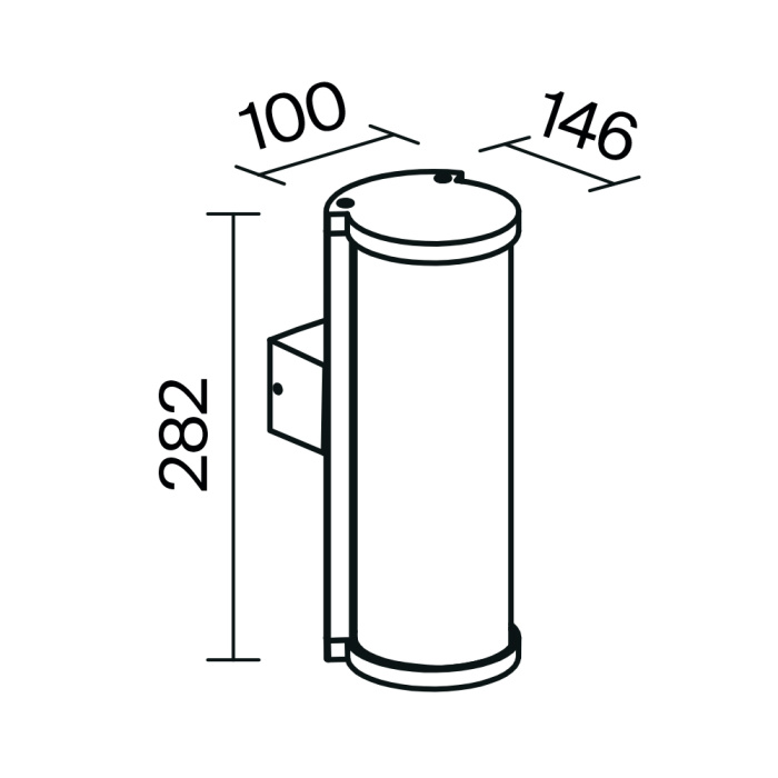 Светильник настенный Maytoni Conf O451WL-01GF
