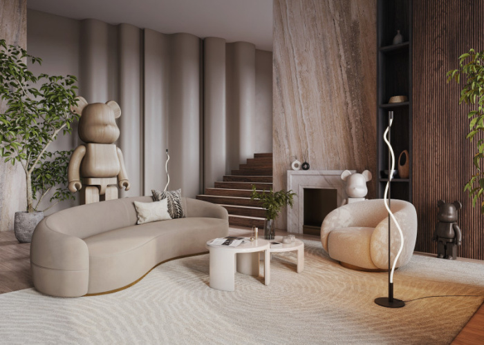 Торшер Maytoni MOD166FL-L15B3K