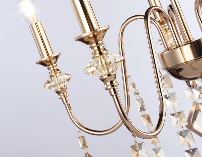 Подвесная люстра с хрусталем Ambrella light TR4955