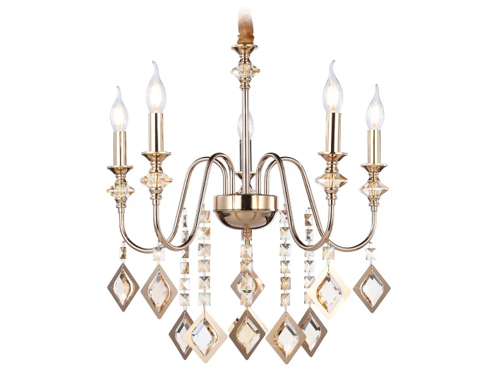 Подвесная люстра с хрусталем Ambrella light TR4955