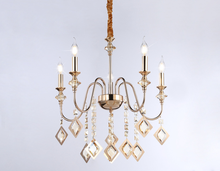Подвесная люстра с хрусталем Ambrella light TR4955