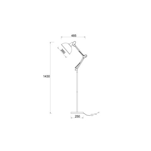 Торшер Vele Luce Fabio VL1933F99