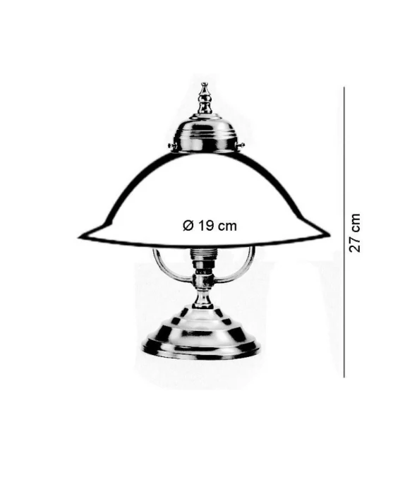 Настольная лампа Berliner Messinglampen V20-21opB