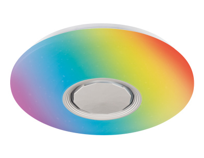 Музыкальный светодиодный светильник c подсветкой RGB Ambrella light FF201
