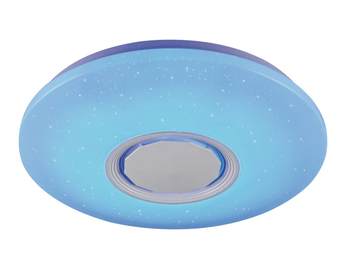 Музыкальный светодиодный светильник c подсветкой RGB Ambrella light FF201