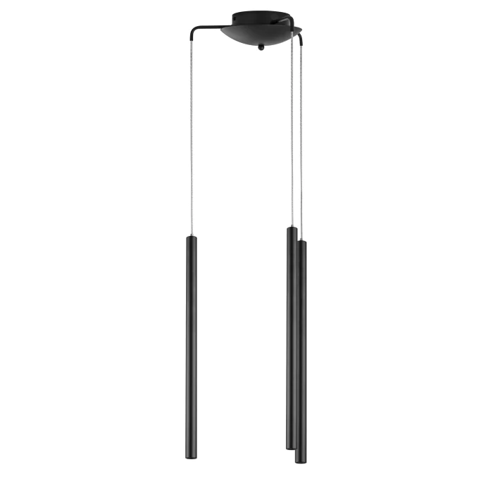 Подвесная люстра TUBO LED 15W 900LM 25G ЧЕРНЫЙ 3000K Lightstar L3T747237