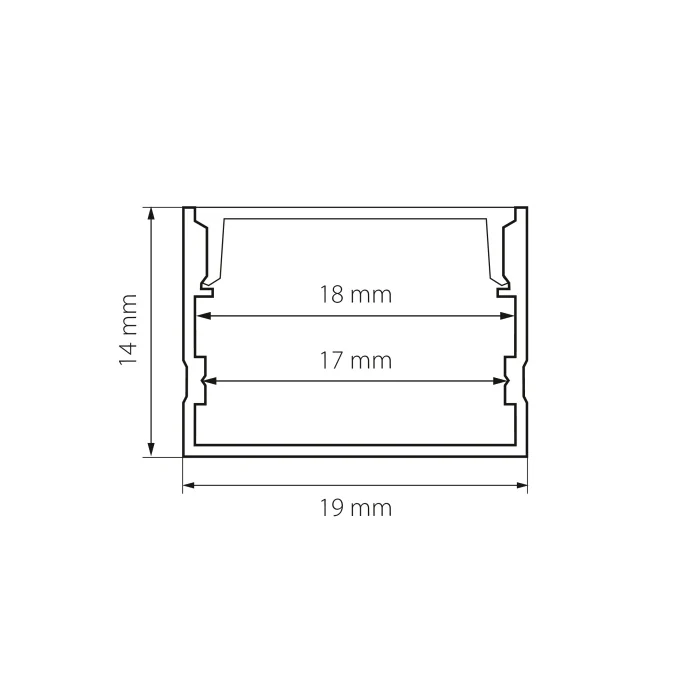 Профиль с прямоугольным рассеивателем Profiled Lightstar 419181