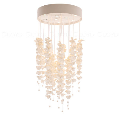 Люстра Cloyd TAONGI C9 / выс. 80 см - керамика - белый (арт.11333)