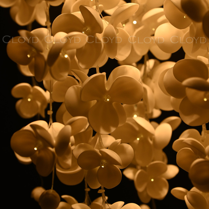 Люстра Cloyd TAONGI C9 / выс. 80 см - керамика - белый (арт.11333)