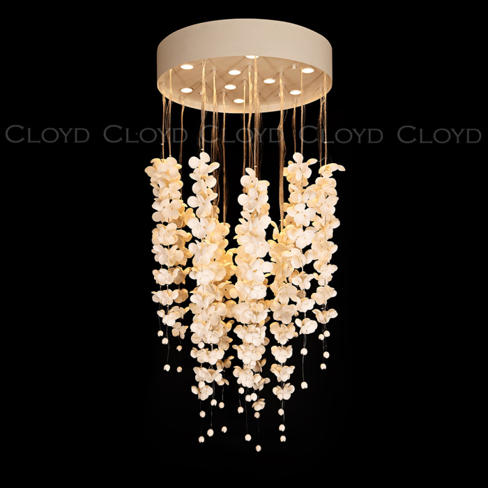 Люстра Cloyd TAONGI C9 / выс. 80 см - керамика - белый (арт.11333)