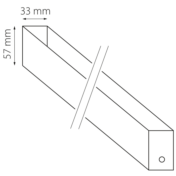 Трек PRO 220V, 2 метра Teta Lightstar 505027