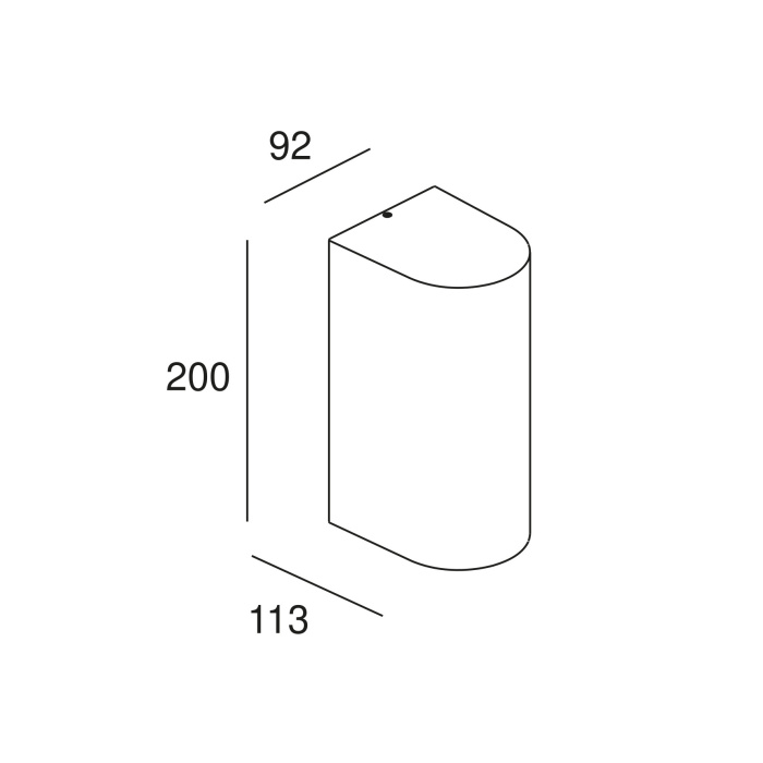 Настенный светильник Leds C4  Max Wall Fixture