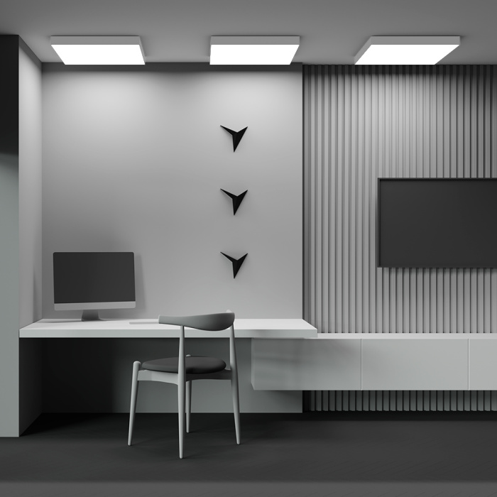 Потолочный светильник Maytoni Zon C032CL-90W4K-SQ-W