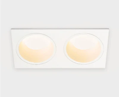 Светильник встраиваемый с рамкой ITALLINE IT08-8013 white 3000K 2 шт + IT08-8015 white