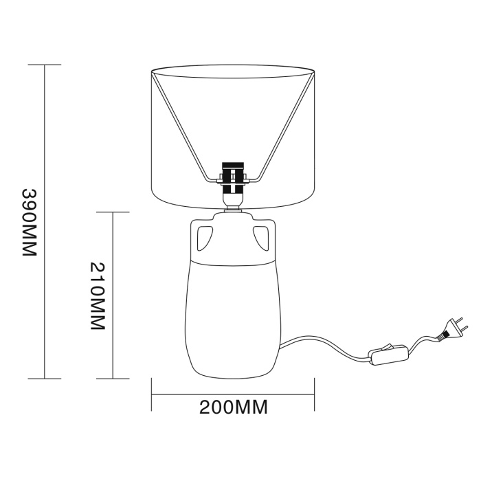 Настольная лампа ATHENA ESCADA 10201/L Beige