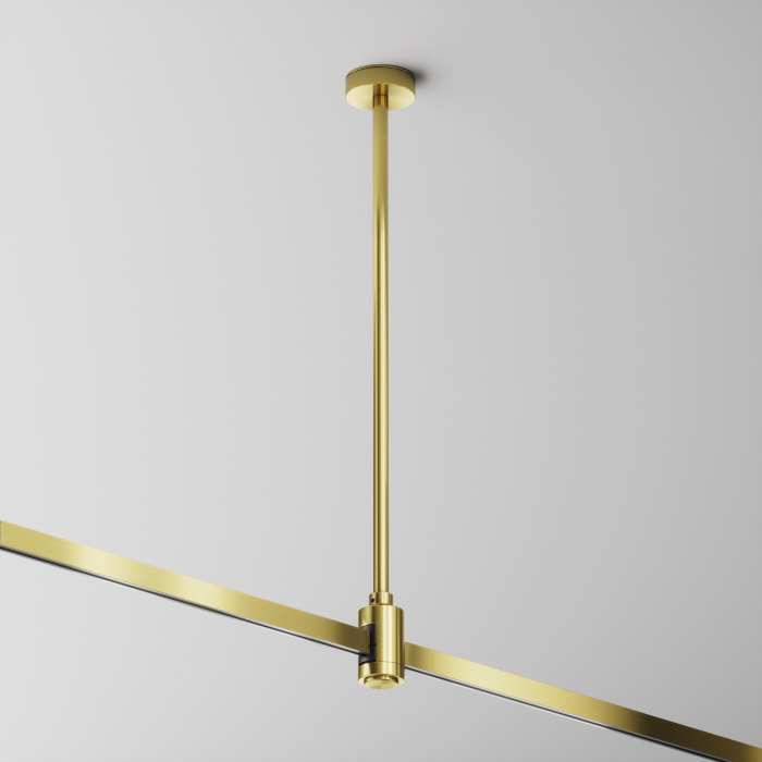 Крепление потолочное Medium 360мм с вводом питания Flarity латунь Maytoni TRA158C-BL1-BS