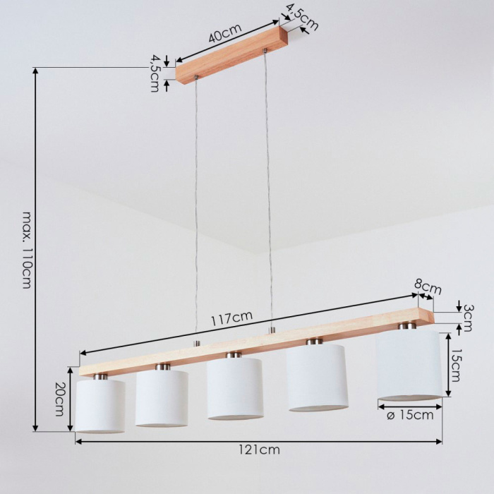 Подвесной потолочный светильник CASTRALVO EGLO 98591