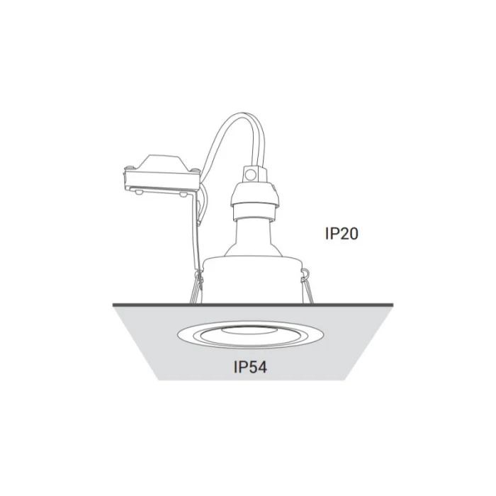 Встраиваемый светильник Nowodvorski Foxtrot White 8373