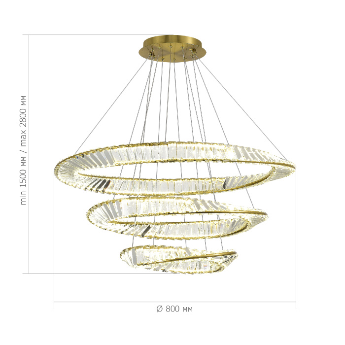 Подвесной светильник ST LUCE RITORTO SL6204.301.03