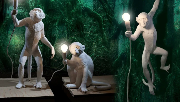 Настольная лампа Seletti Monkey Lamp Sitting 14882