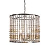 Подвесная люстра Delight Collection Wood Light KW0783P-4 silver