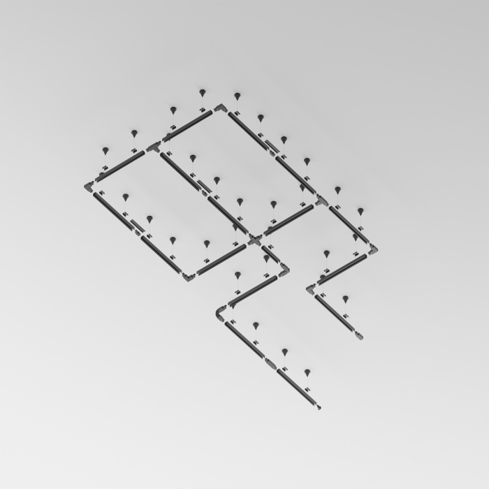 Шинопровод накладной/подвесной Maytoni Busbar trunkings Trinity TRX005-311B