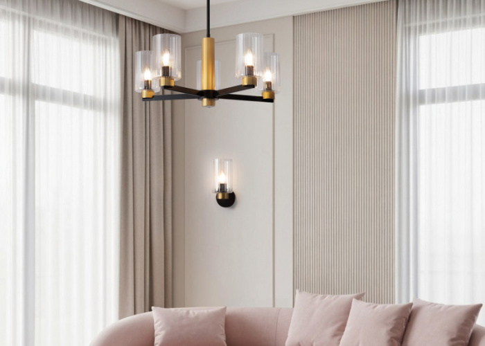 Люстра на штанге Freya Ombre FR2051CL-05BBS