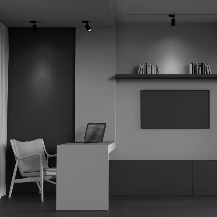 Трековый светильник Maytoni Vuoro TR003-1-6W3K-B