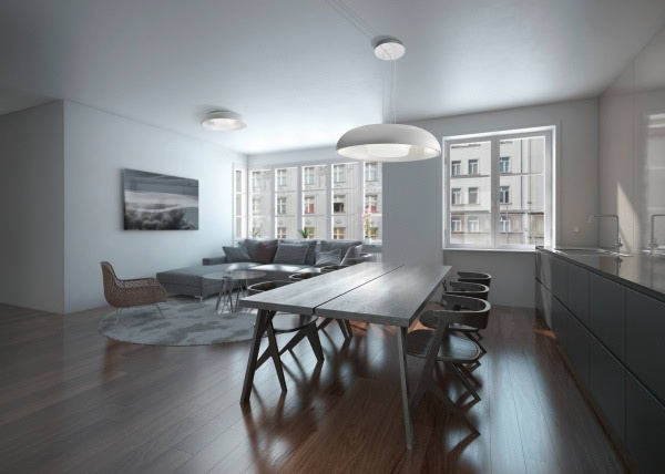 Потолочный светильник Leds C4 TANDEM 15-0056-BW-M1