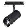 Магнитный трековый светильник ZOOM Черный LED 1*12W 3000K Lm Ra90 10-55° IP20 D50xH160 ST357.436.12