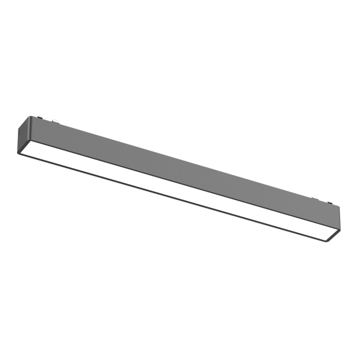Магнитный трековый светильник Черный LED 1*10W 3000K 530Lm Ra>90 IP20 L315xW26xH24 48V ST674.436.15