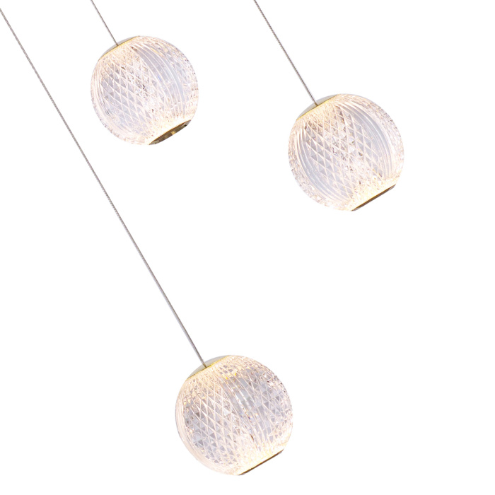 Подвесной светильник Delight Collection Elliot Diamante MD20001012-6A gold