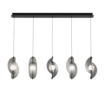 Подвесной светильник Delight Collection MD24030035 MD24030035-5B black/smoky