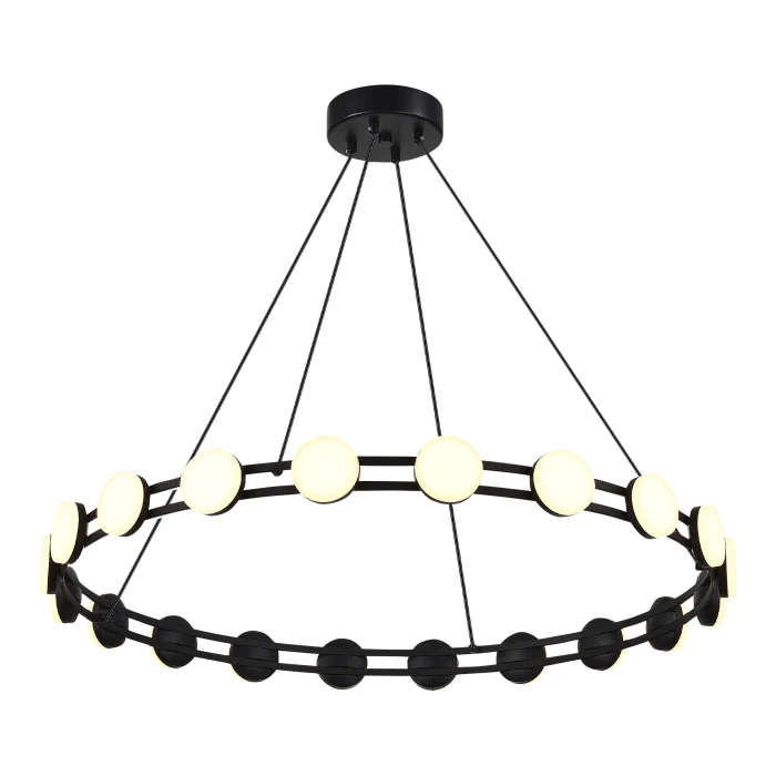 Светильник подвесной ST-Luce черный/белый LED 1*40W 4000K SL6610.403.20