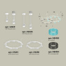 Комплект подвесного светильника Techno Ring с композитным хрусталем Ambrella light XR92211200