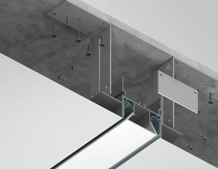 Алюминиевый профиль для натяжного потолка 72.2*34 для светодиодной ленты до 13.2мм Ambrella light GP4000AL